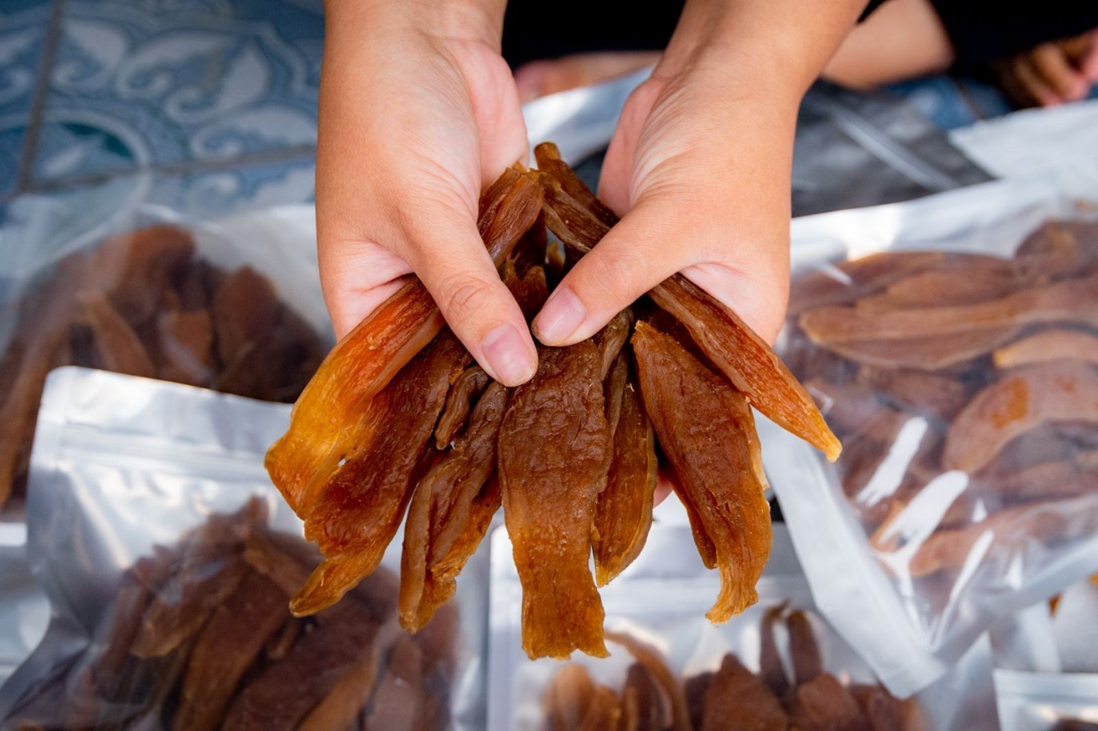 Khoai deo - Món quà sức khỏe ở miền quê Quảng Bình